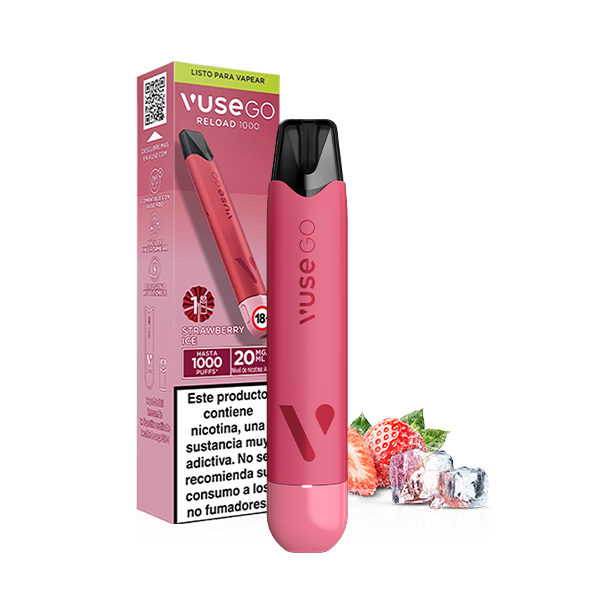 El Vuse Go Es Recargable Vuse Go Reload Pen 1000 Fresa Ice Caractersticas de Vuse GO El Vuse Go Es Recargable Vuse Go Reload Pen 1000 Fresa Ice Caractersticas de Vuse GO